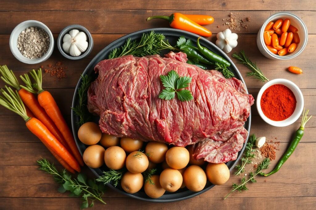 Mississippi Pot Roast Ingredients